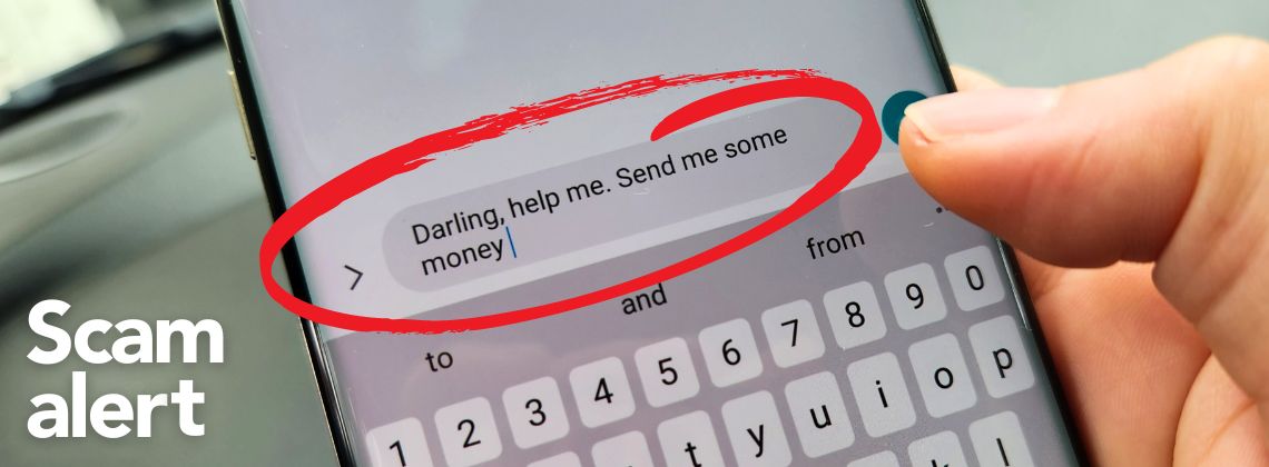 Text from scammer